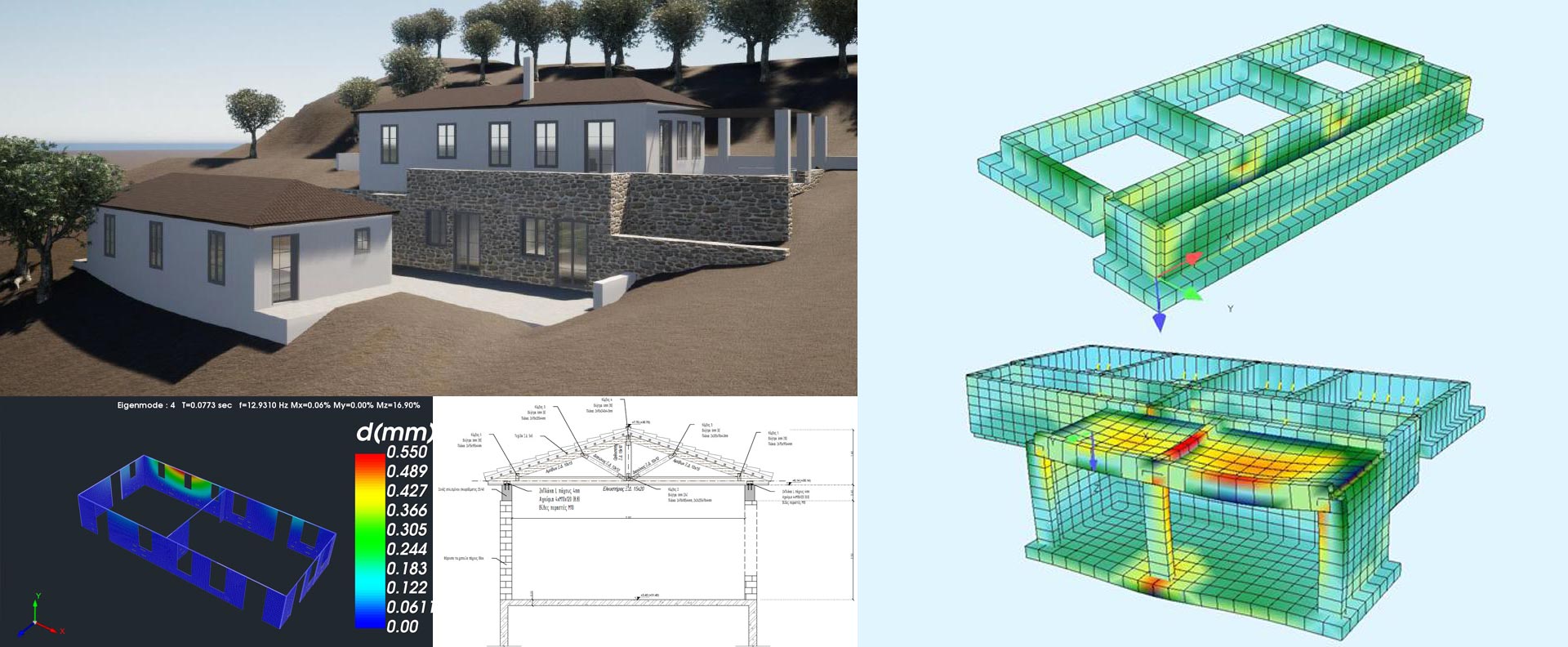 Structural Design of a Residence in Hydra
