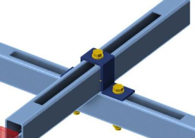 Structural Engineering services for Panel supporting steel structure