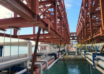 Replacement of 8 bridge structures at Pier II of HELLENiQ Energy – Elefsina