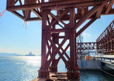 Replacement of 8 bridge structures at Pier II of HELLENiQ Energy – Elefsina