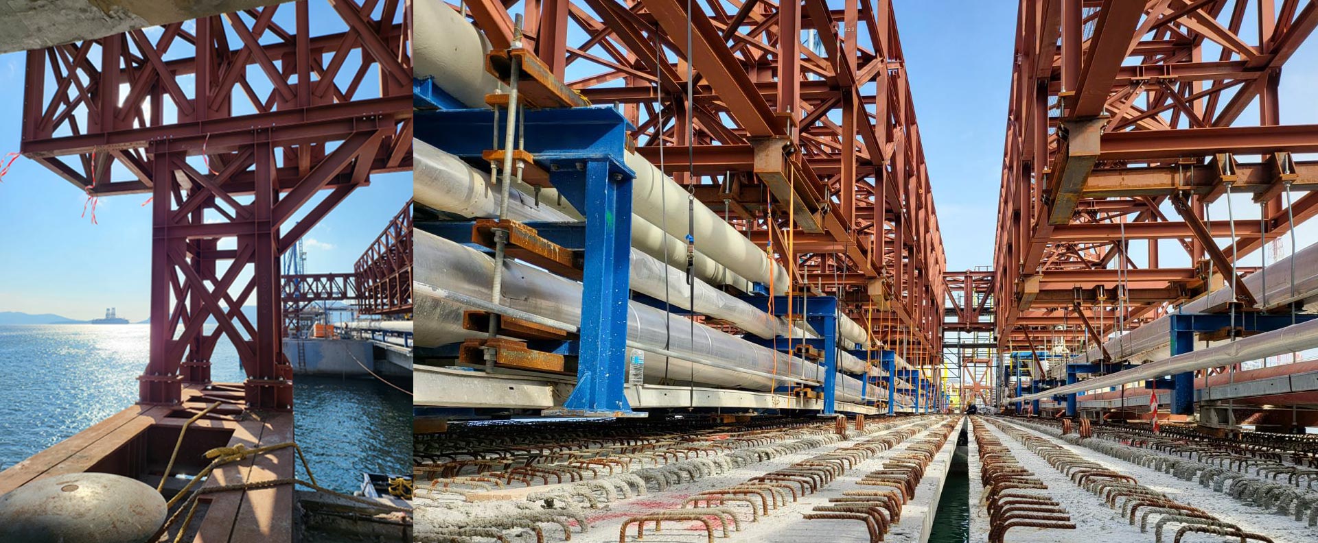 Replacement of 8 bridge structures at Pier II of HELLENiQ Energy – Elefsina Replacement of 8 bridge structures at Pier II of HELLENiQ Energy – Elefsina